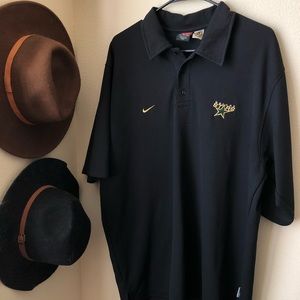 Vintage mens nike NHL Dallas stars polo
